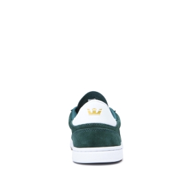 Supra Mens ELEVATE Low Top Shoes Evergreen/white | US-75894